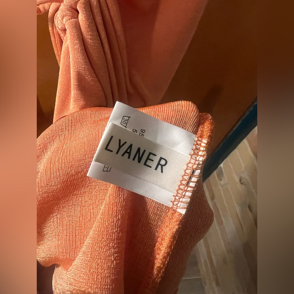 Chic One Shoulder Orange Dress - Picture 4 of 7
